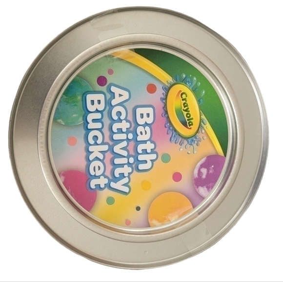 🛑 2 / $40 Sale! Crayola Bath Activity Bucket 30 Pc Set NWT - Picture 9 of 10